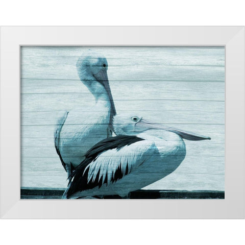Aerial Love White Modern Wood Framed Art Print by Prime, Marcus