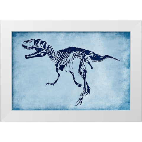 Prehistoric Journey 1 White Modern Wood Framed Art Print by Prime, Marcus