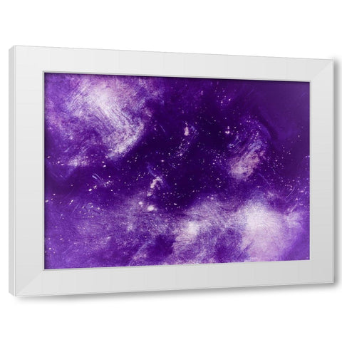 Ultra Violet Deeps White Modern Wood Framed Art Print by Prime, Marcus