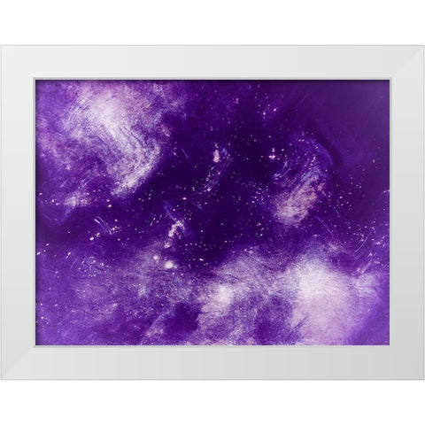 Ultra Violet Deeps White Modern Wood Framed Art Print by Prime, Marcus