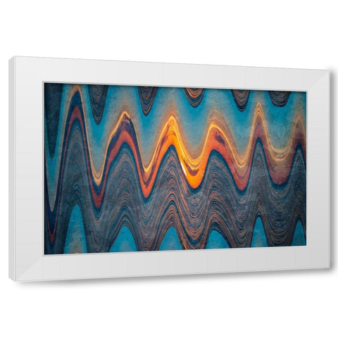 Desired Flow White Modern Wood Framed Art Print by Prime, Marcus