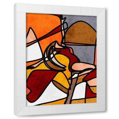 Desired Flow White Modern Wood Framed Art Print by Prime, Marcus