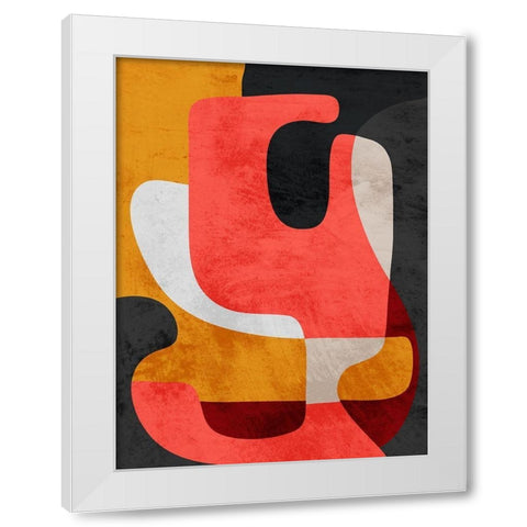 Mixed Theories 1 White Modern Wood Framed Art Print by Prime, Marcus
