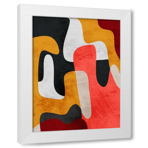 Mixed Theories 2 White Modern Wood Framed Art Print by Prime, Marcus