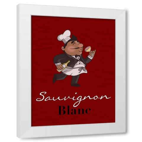 Sauvignon Blanc White Modern Wood Framed Art Print by Prime, Marcus