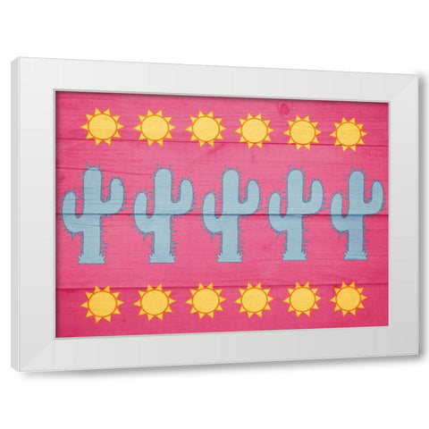 Prime Heat 1 White Modern Wood Framed Art Print by Prime, Marcus