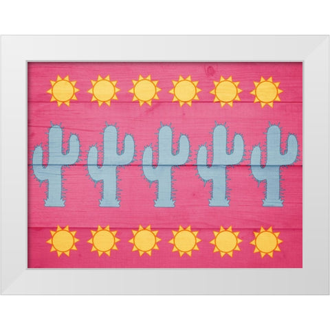 Prime Heat 1 White Modern Wood Framed Art Print by Prime, Marcus