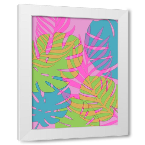 Funky Jungle 1 White Modern Wood Framed Art Print by Prime, Marcus
