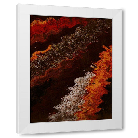 Spicy Warp White Modern Wood Framed Art Print by Prime, Marcus