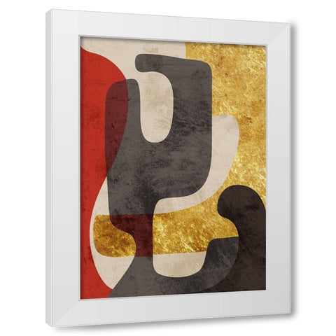 Adorned Luck 1 White Modern Wood Framed Art Print by Prime, Marcus