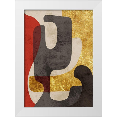 Adorned Luck 1 White Modern Wood Framed Art Print by Prime, Marcus