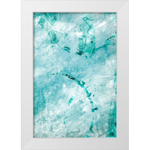 Aquatic Rush 1 White Modern Wood Framed Art Print by Prime, Marcus