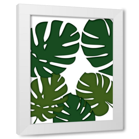 Jungle Beat 1 White Modern Wood Framed Art Print by Prime, Marcus