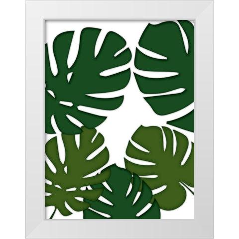 Jungle Beat 1 White Modern Wood Framed Art Print by Prime, Marcus