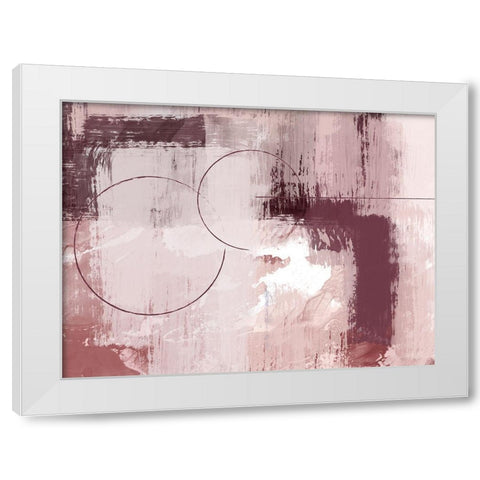 Distressed Blush 2 White Modern Wood Framed Art Print by Prime, Marcus
