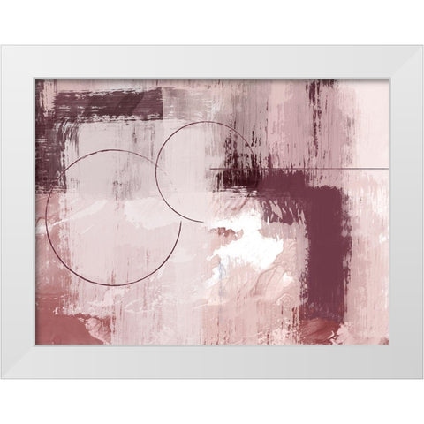 Distressed Blush 2 White Modern Wood Framed Art Print by Prime, Marcus