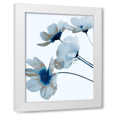 Metallic Shine 1 White Modern Wood Framed Art Print by Prime, Marcus