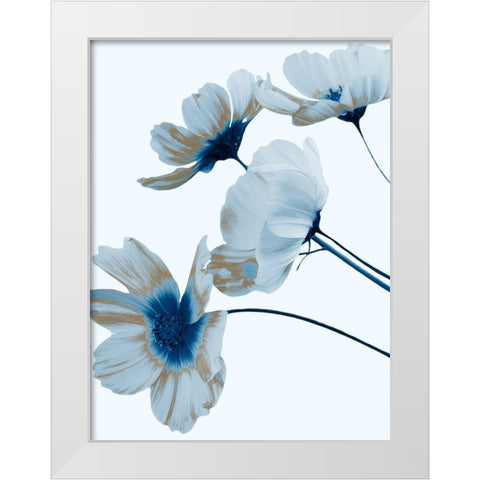 Metallic Shine 1 White Modern Wood Framed Art Print by Prime, Marcus
