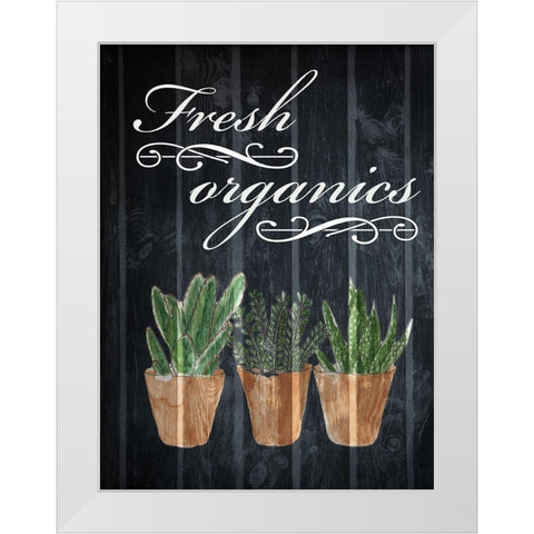 Fresh Organics 1 White Modern Wood Framed Art Print by Prime, Marcus