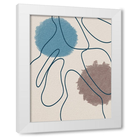 Scribble Wonder 1 White Modern Wood Framed Art Print by Prime, Marcus