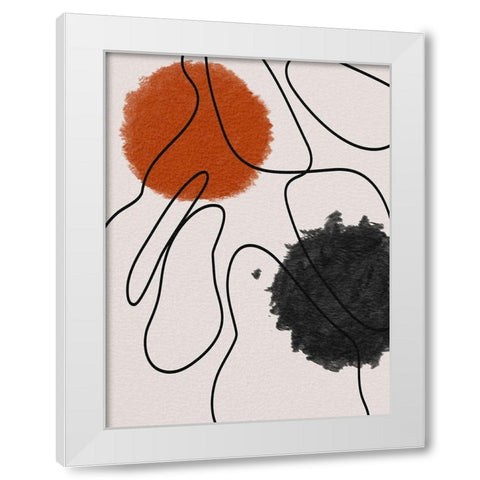 Scribble Dribble 1 White Modern Wood Framed Art Print by Prime, Marcus
