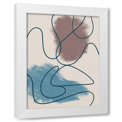 Scribble Wonder 2 White Modern Wood Framed Art Print by Prime, Marcus