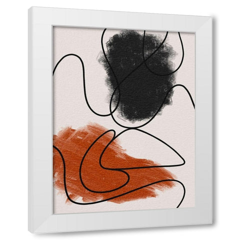 Scribble Dribble 2 White Modern Wood Framed Art Print by Prime, Marcus