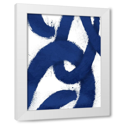 Paint Scribble 1 White Modern Wood Framed Art Print by Prime, Marcus