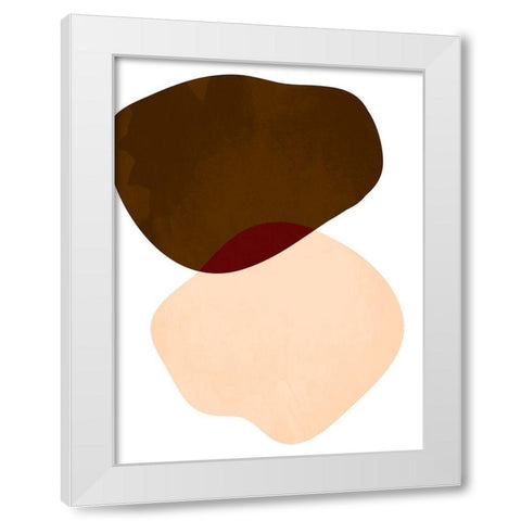 Rubbing Rocks 1 White Modern Wood Framed Art Print by Prime, Marcus