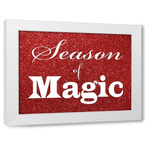 Magical Season White Modern Wood Framed Art Print by Prime, Marcus