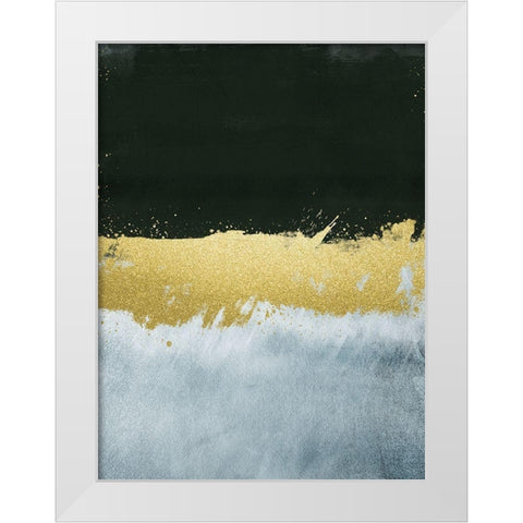 Glitzy Strike 1 White Modern Wood Framed Art Print by Prime, Marcus