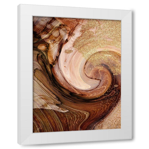 Sandy Stone 1 White Modern Wood Framed Art Print by Prime, Marcus