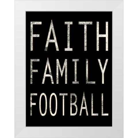 Sporty Faith 1  White Modern Wood Framed Art Print by Prime, Marcus