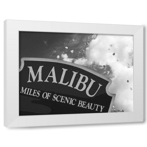 Scenic Malibu 1 White Modern Wood Framed Art Print by Prime, Marcus