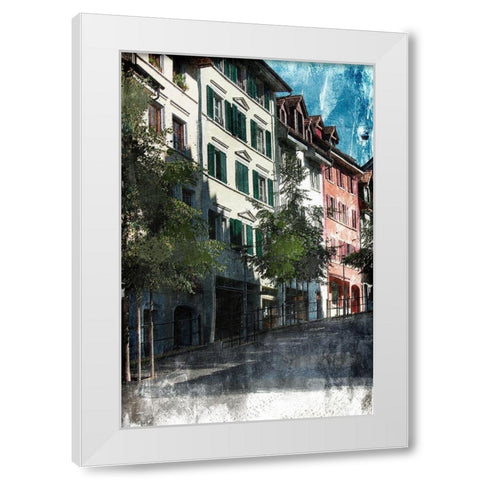 Relaxing Wander 1 White Modern Wood Framed Art Print by Prime, Marcus