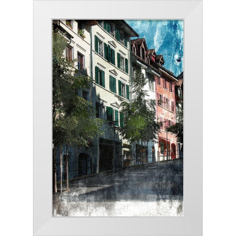 Relaxing Wander 1 White Modern Wood Framed Art Print by Prime, Marcus