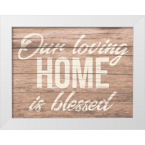 Blessed Home 2 White Modern Wood Framed Art Print by Prime, Marcus