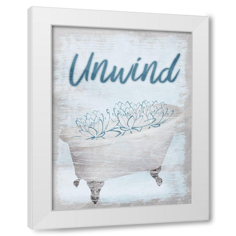Botanical Bath 1 White Modern Wood Framed Art Print by Prime, Marcus