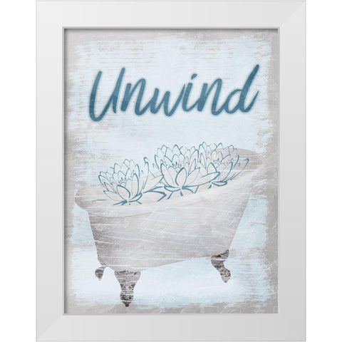 Botanical Bath 1 White Modern Wood Framed Art Print by Prime, Marcus