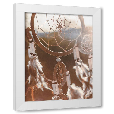 Spirited Dreamcatcher White Modern Wood Framed Art Print by Prime, Marcus