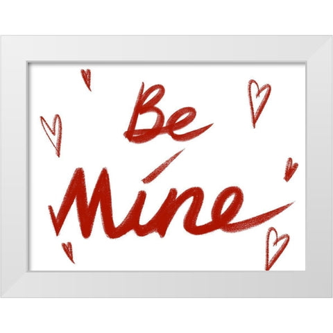 Be Mine 2 White Modern Wood Framed Art Print by Prime, Marcus