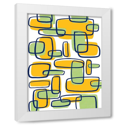 Squared Space 1 White Modern Wood Framed Art Print by Prime, Marcus