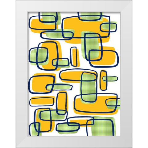 Squared Space 1 White Modern Wood Framed Art Print by Prime, Marcus