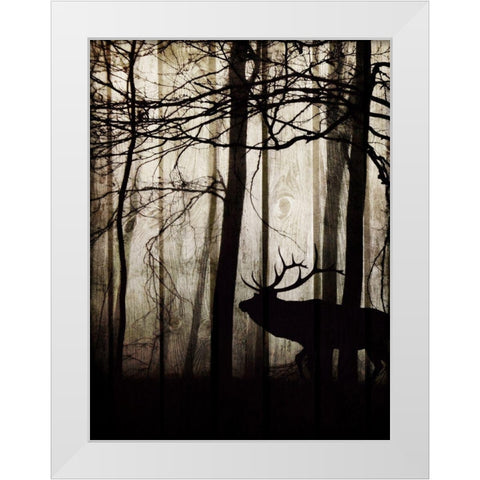 Dawn Lit Stroll 1 White Modern Wood Framed Art Print by Prime, Marcus
