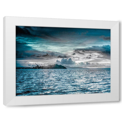 Magestic Island 1 White Modern Wood Framed Art Print by Prime, Marcus