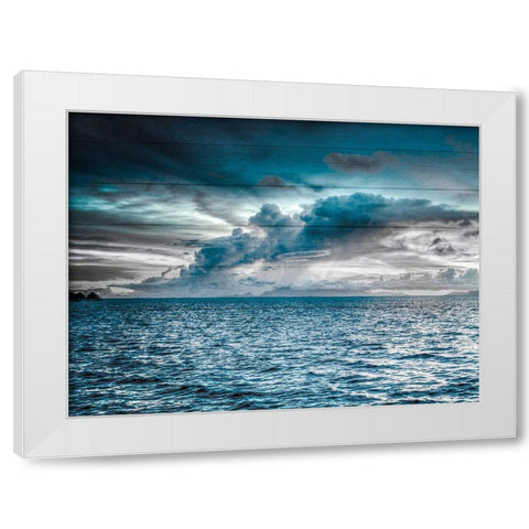 Magestic Island 2 White Modern Wood Framed Art Print by Prime, Marcus