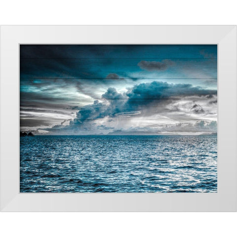 Magestic Island 2 White Modern Wood Framed Art Print by Prime, Marcus