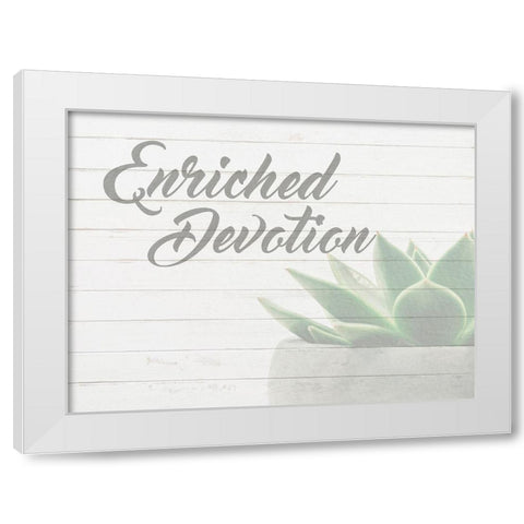 Enriched Devotion 1 White Modern Wood Framed Art Print by Prime, Marcus