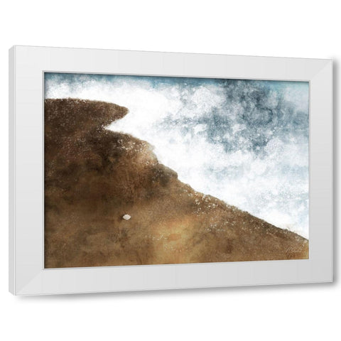 Crashing Waves 1 White Modern Wood Framed Art Print by Prime, Marcus