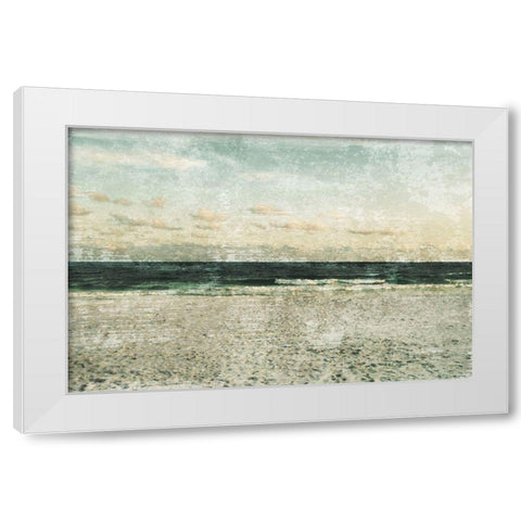 Invigorating Shore White Modern Wood Framed Art Print by Prime, Marcus